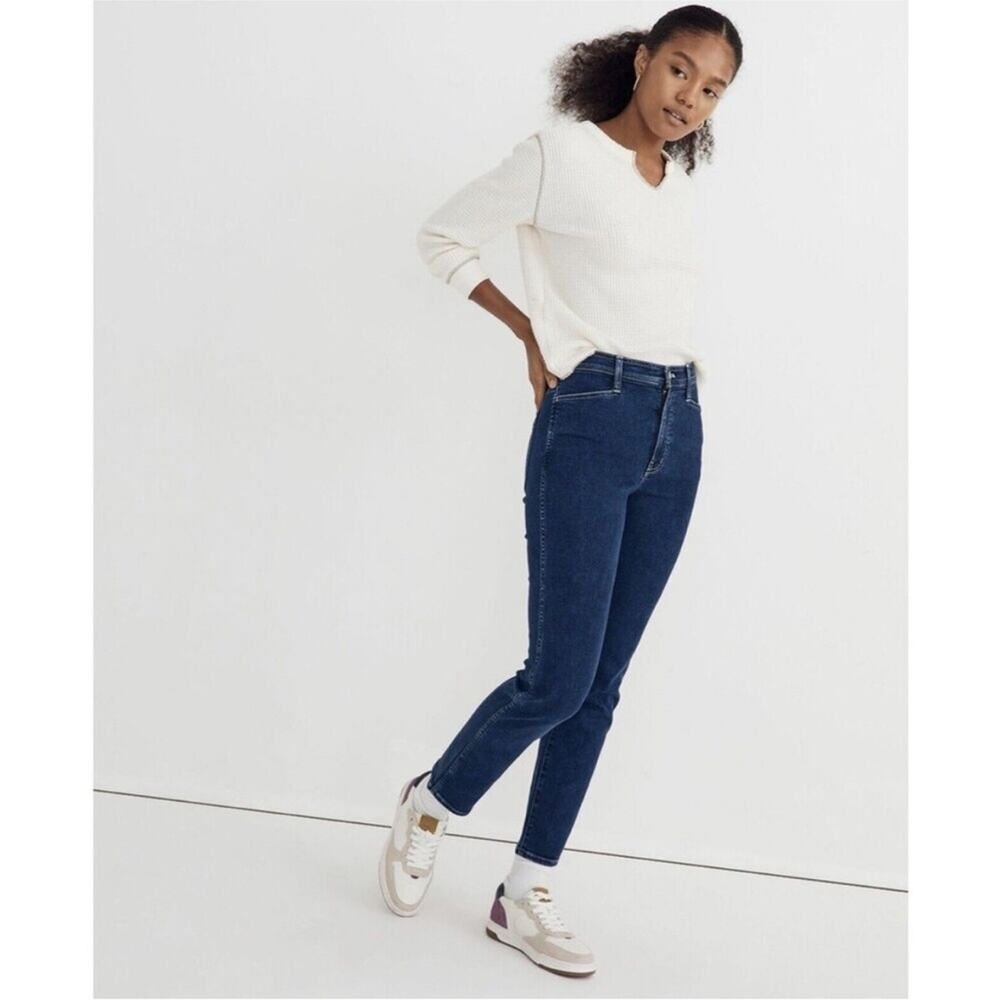 NWT Madewell High Rise Slim Straight Jeans Size 25